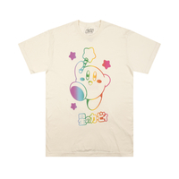 Kirby - Kirby Rainbow Gradient T-Shirt image number 0